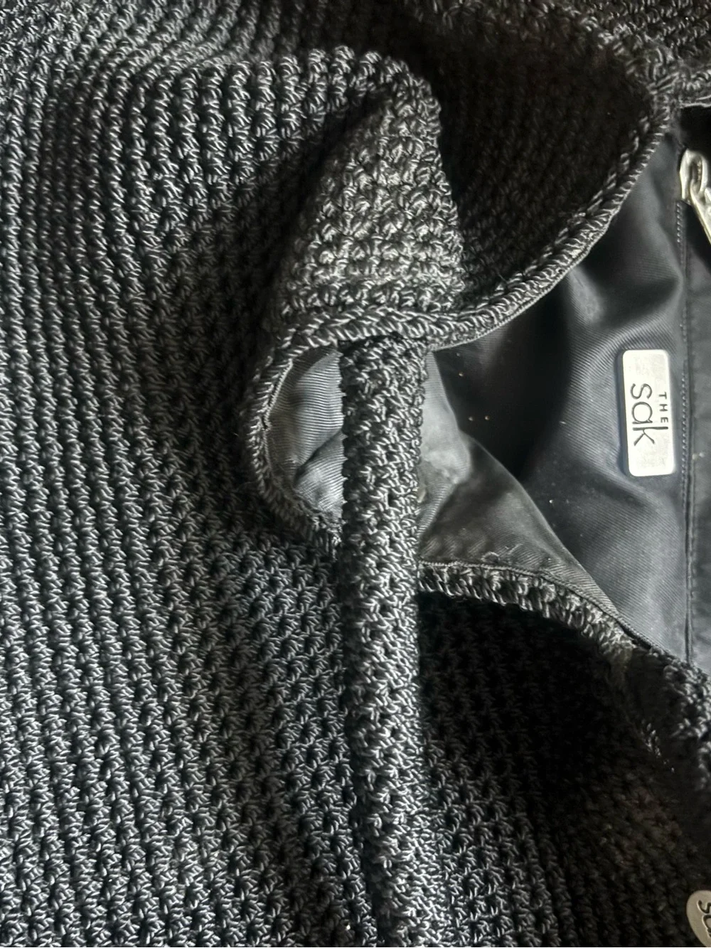 The Sak vintage crochet bag